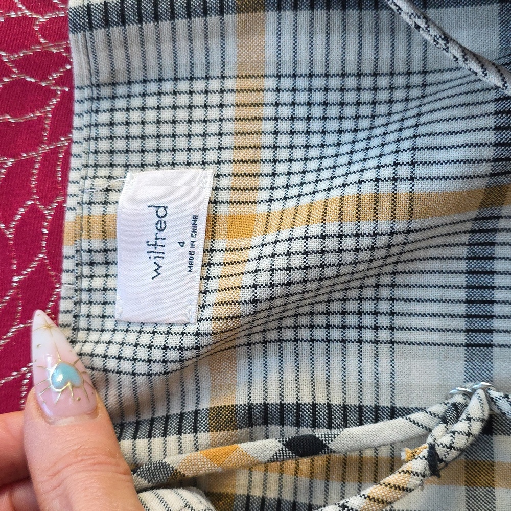 Wilfred Plaid Dress - Picture 3 of 6